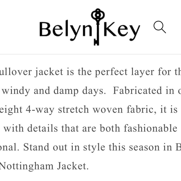 Belen Key Women’s Quarter Zip Golf Jacket - Picture 4 of 6